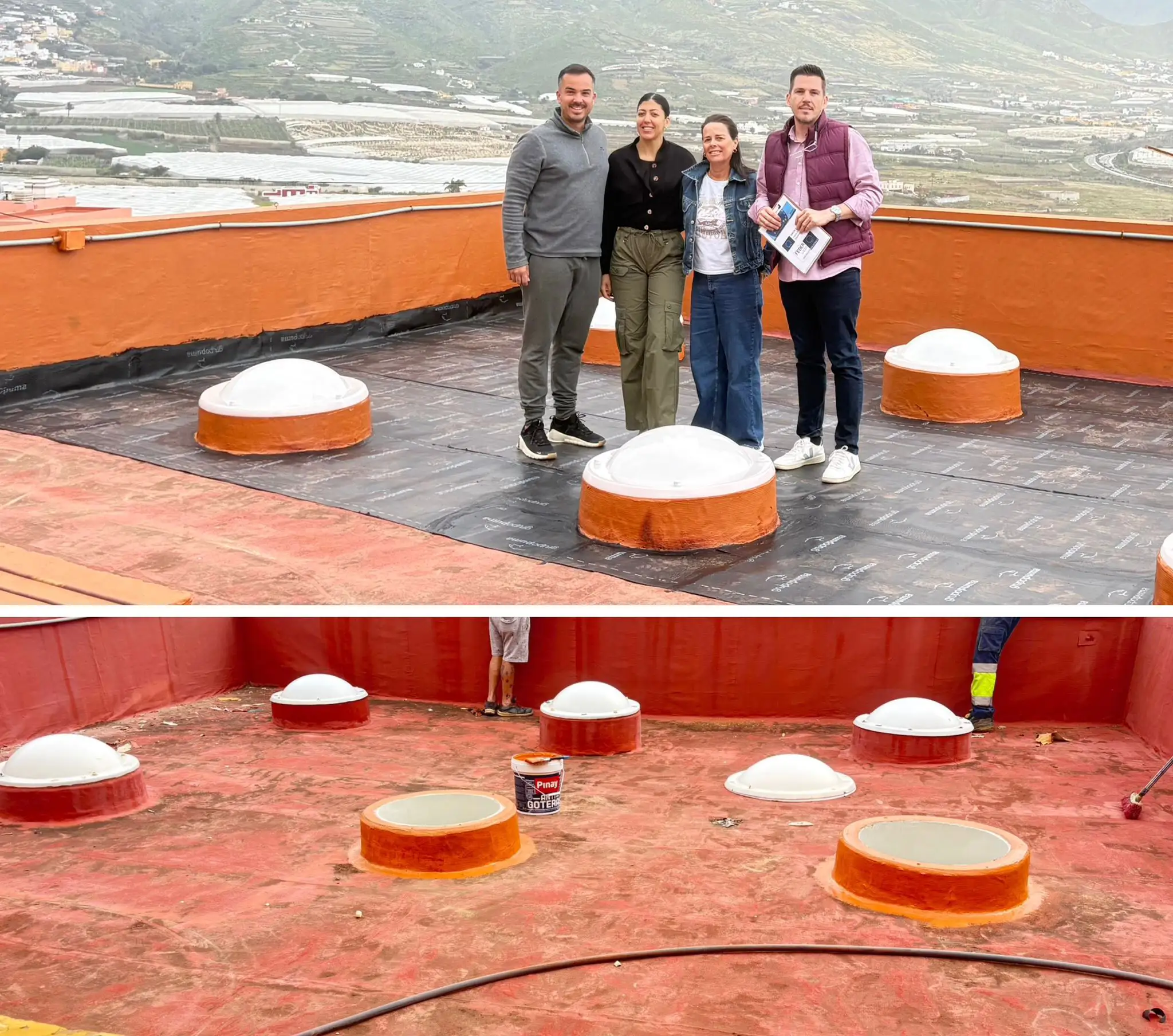 El CEIP Alcalde Diego Trujillo Rodríguez inicia las obras de renovación de sus cubiertas para eliminar humedades