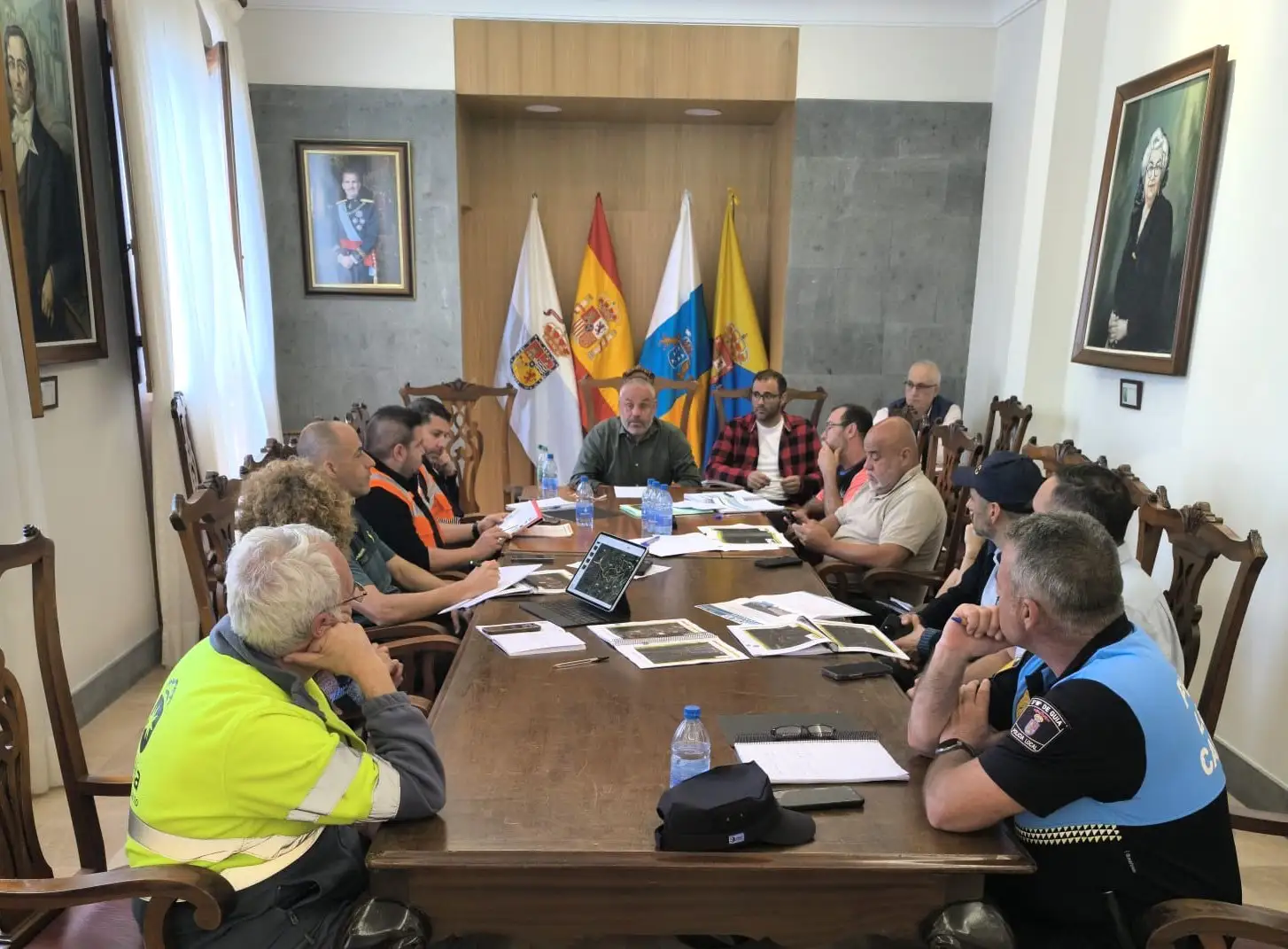 El Alcalde, Alfredo Gonçalves Ferreira, Presidió Hoy Martes La Junta De Seguridad De La Carrera Entre Cortijos