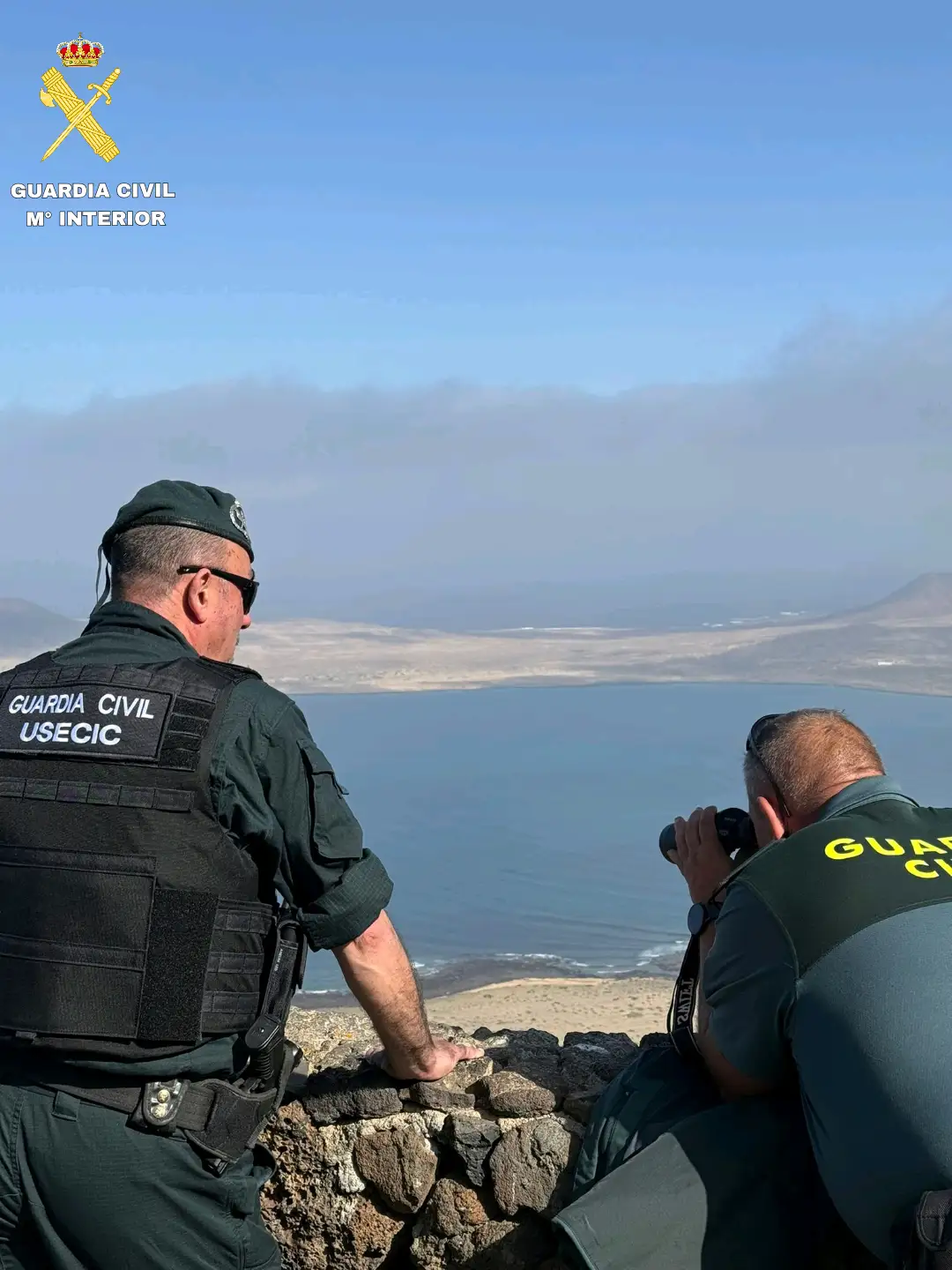 Guardia Civil Rescate Risco De Famara