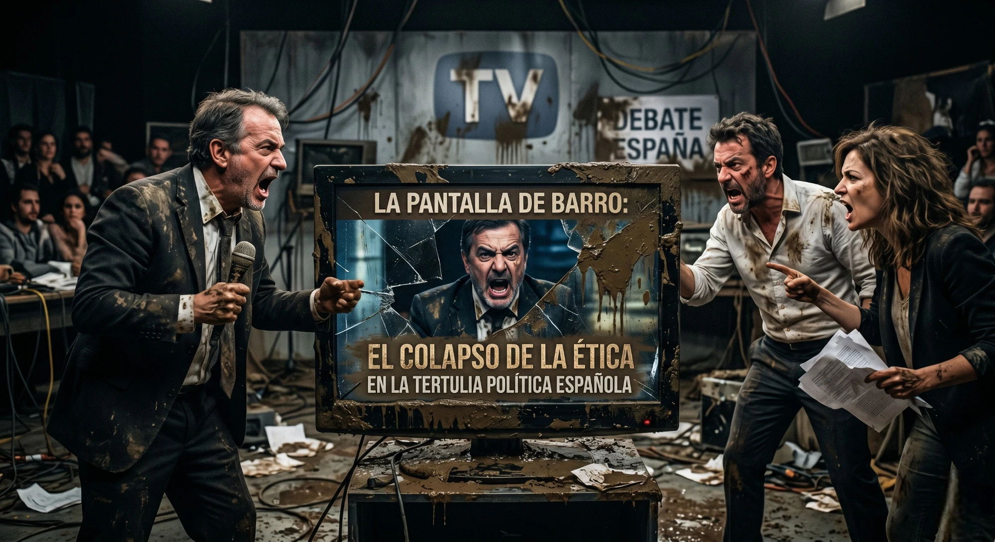 La Pantalla de Barro: El Colapso de la Ética en la Tertulia Política Española
