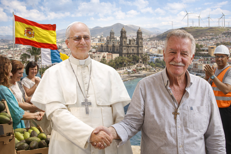 Visita Del Papa A Canarias
