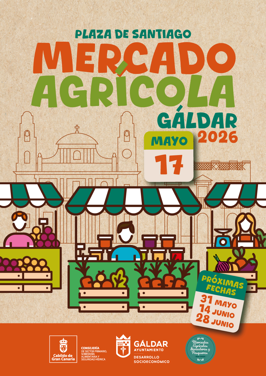 El Mercado Agrícola vuelve este domingo 17 de mayo a la Plaza de Santiago