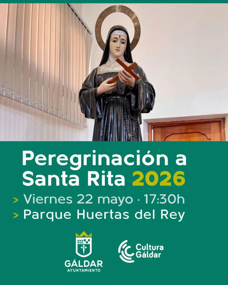 Cartel Peregrinación A Santa Rita