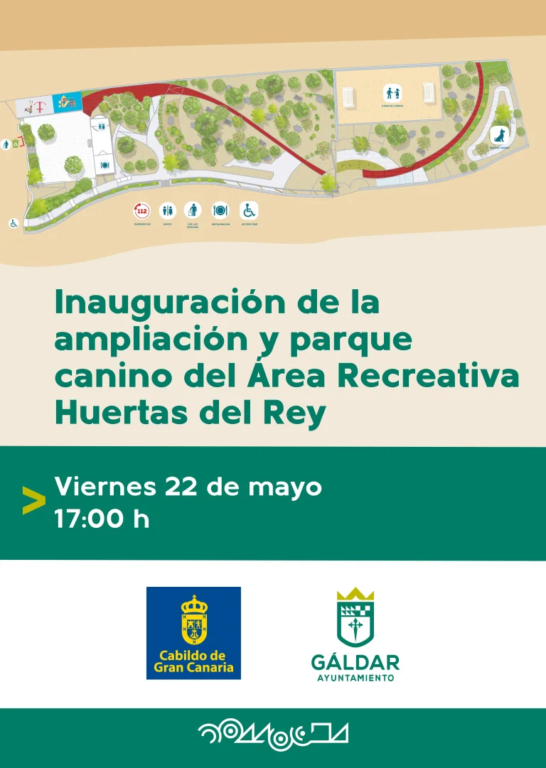 Cartel Inauguración Ampliación Huertas Del Rey Y Parque Canino