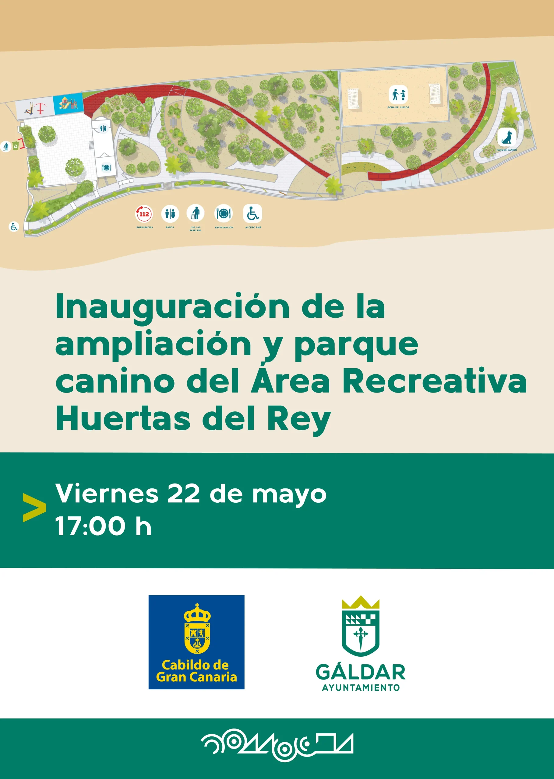Gáldar inaugura el viernes a las 17.00 horas el parque canino y la ampliación de Huertas del Rey