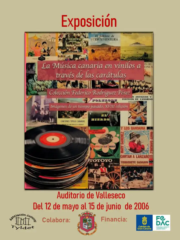 Exposición La Música Canaria En Vinilos A Través De Las Caratulas
