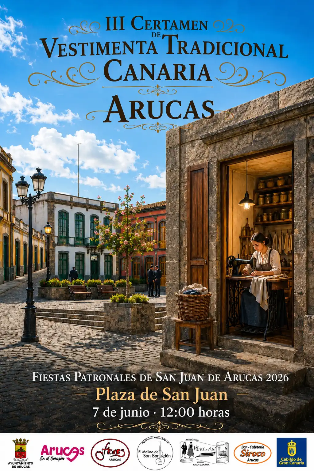 III Certamen de Vestimenta Tradicional Canaria – Arucas 2026