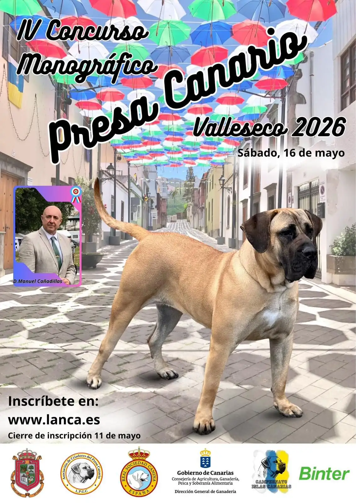 Valleseco acoge este sábado la IV edición del Concurso Monográfico del Presa Canario