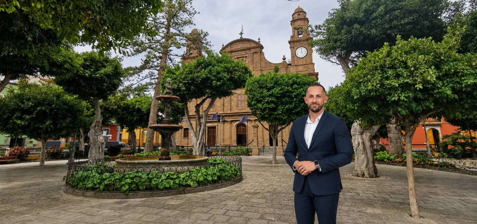 Julio Mateo En La Plaza De Gáldar