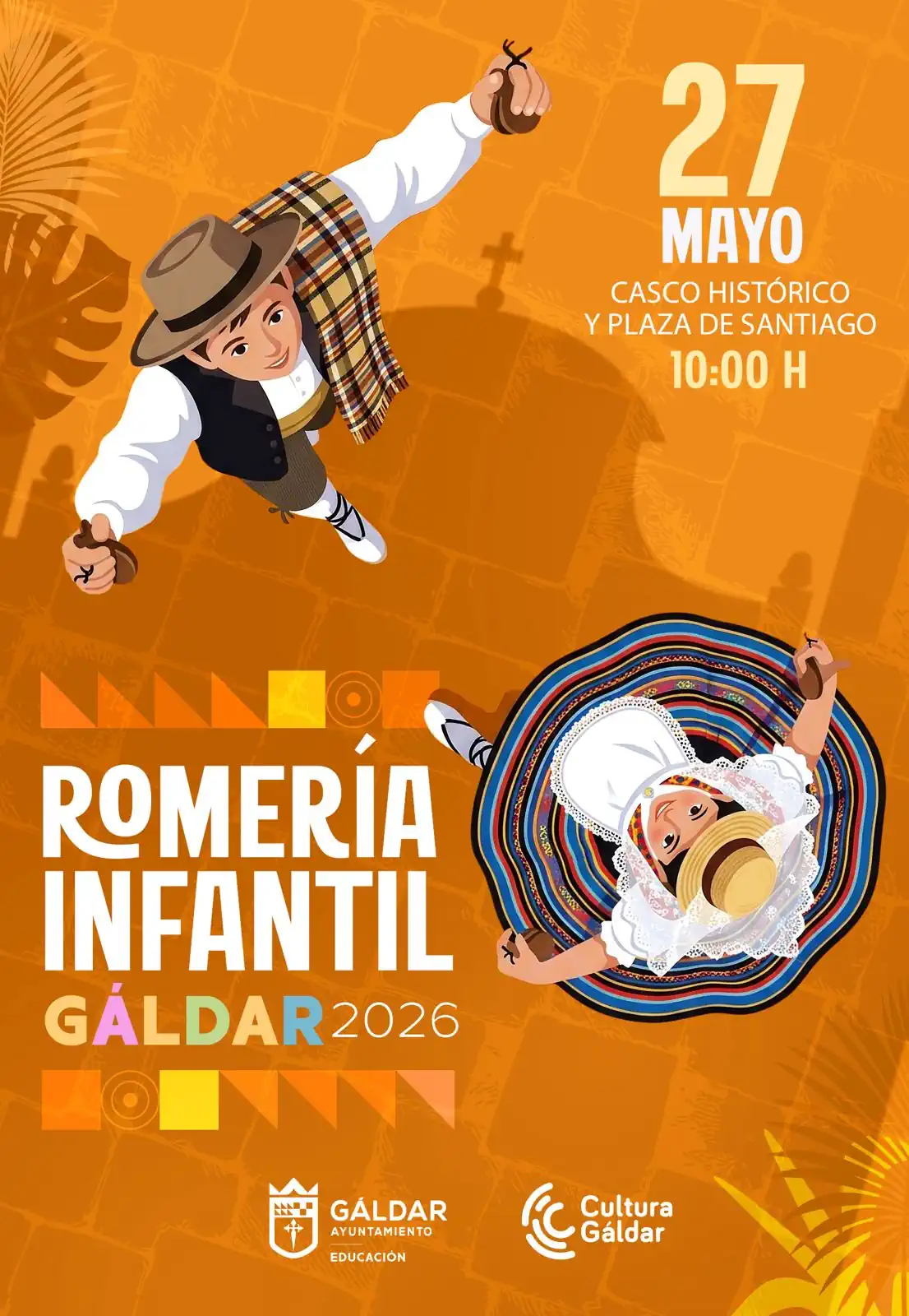 La Romería Infantil de Gáldar 2026 volverá a unir  a escolares y mayores del municipio