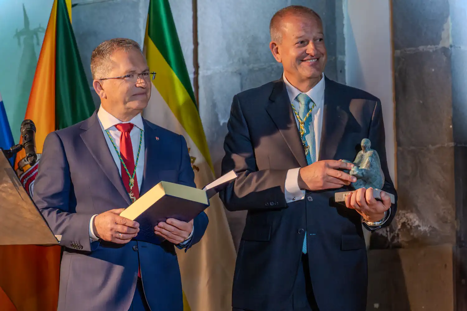 Valleseco Acogió El Emotivo Acto Del 25 Aniversario Del Hermanamiento Con Teror (7)