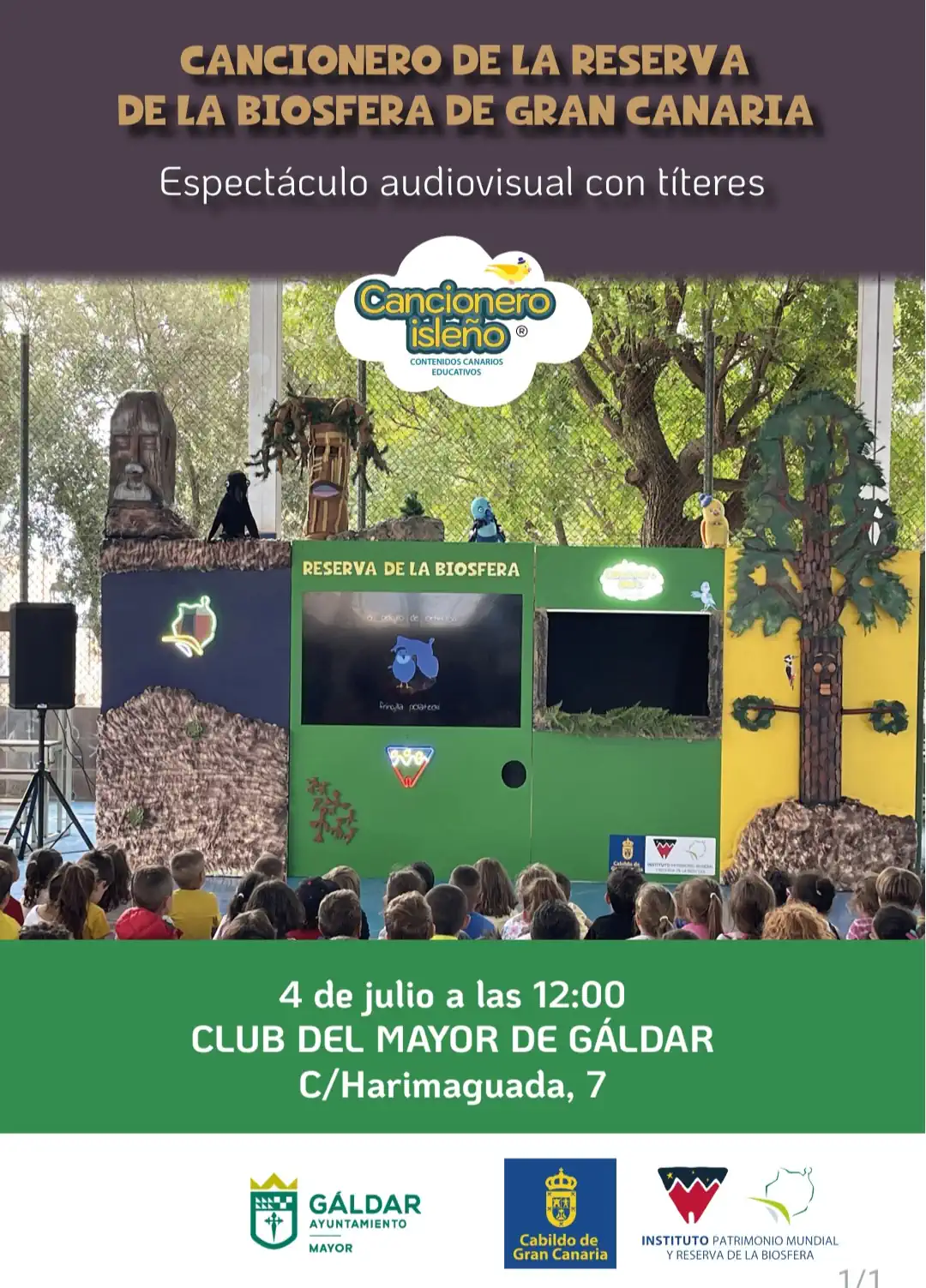 El Proyecto Envejecimiento Activo organiza una actividad intergeneracional para mayores y sus nietos