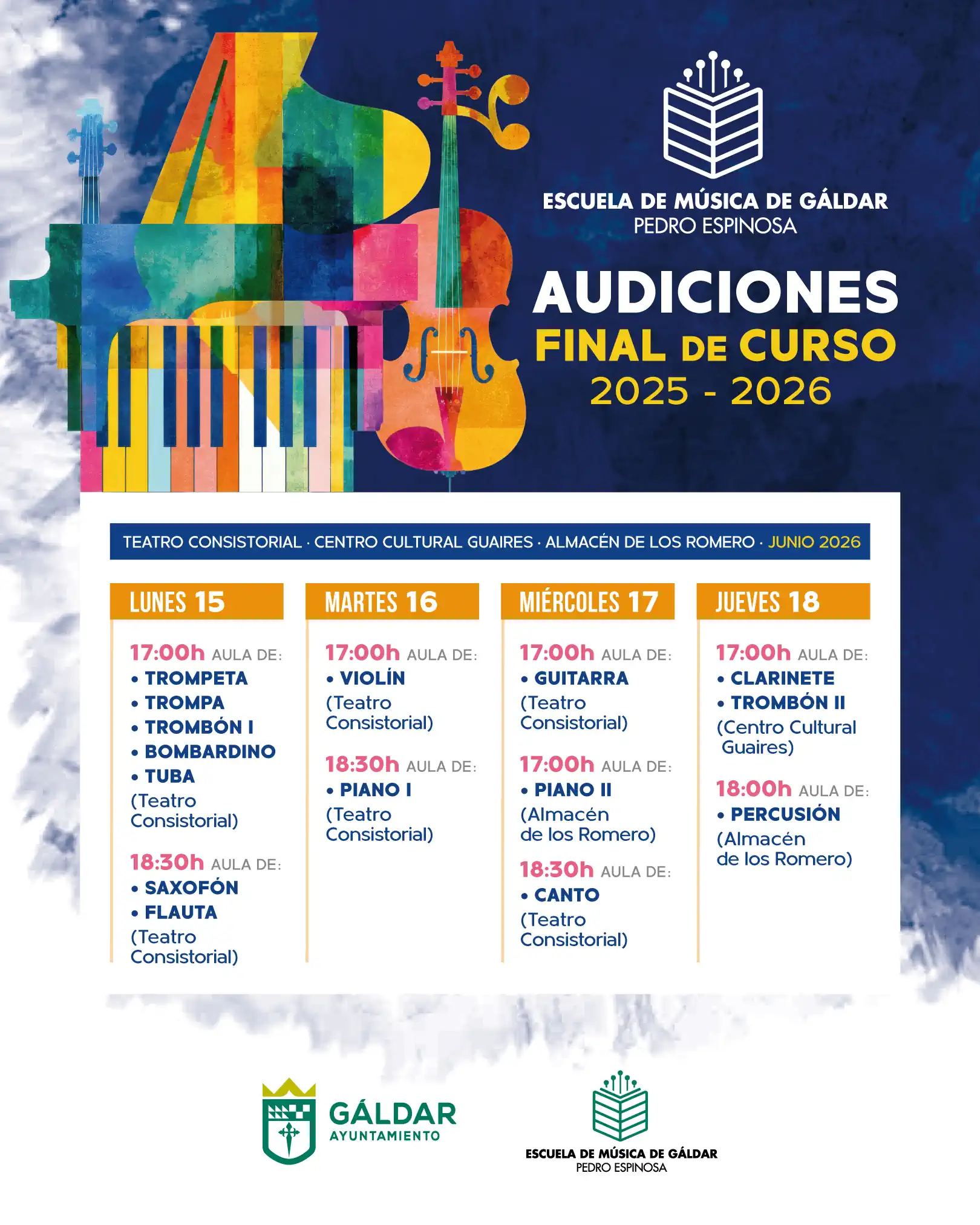 Cartel Audiciones 2026