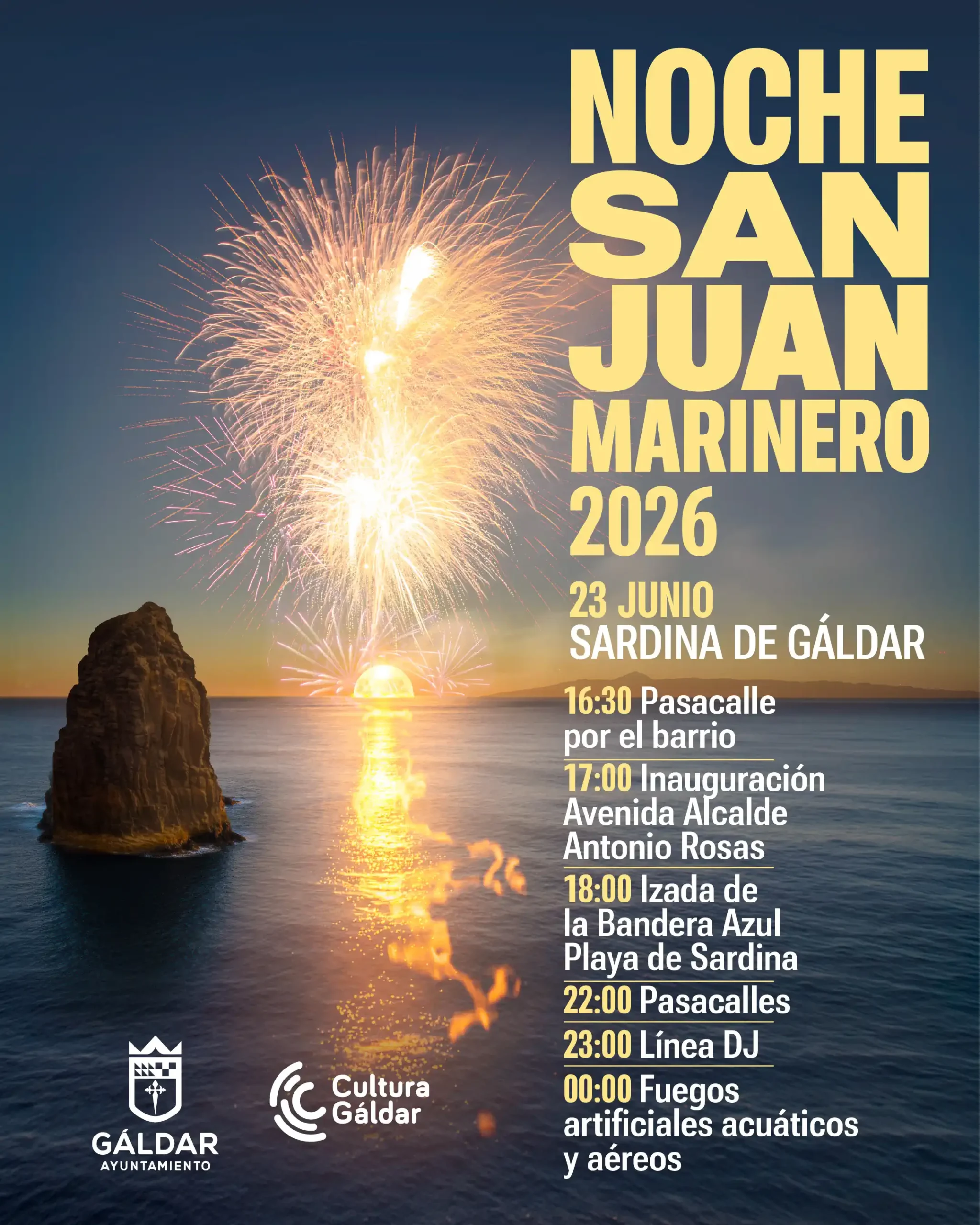Cartel Noche De San Juan Marinero 2026