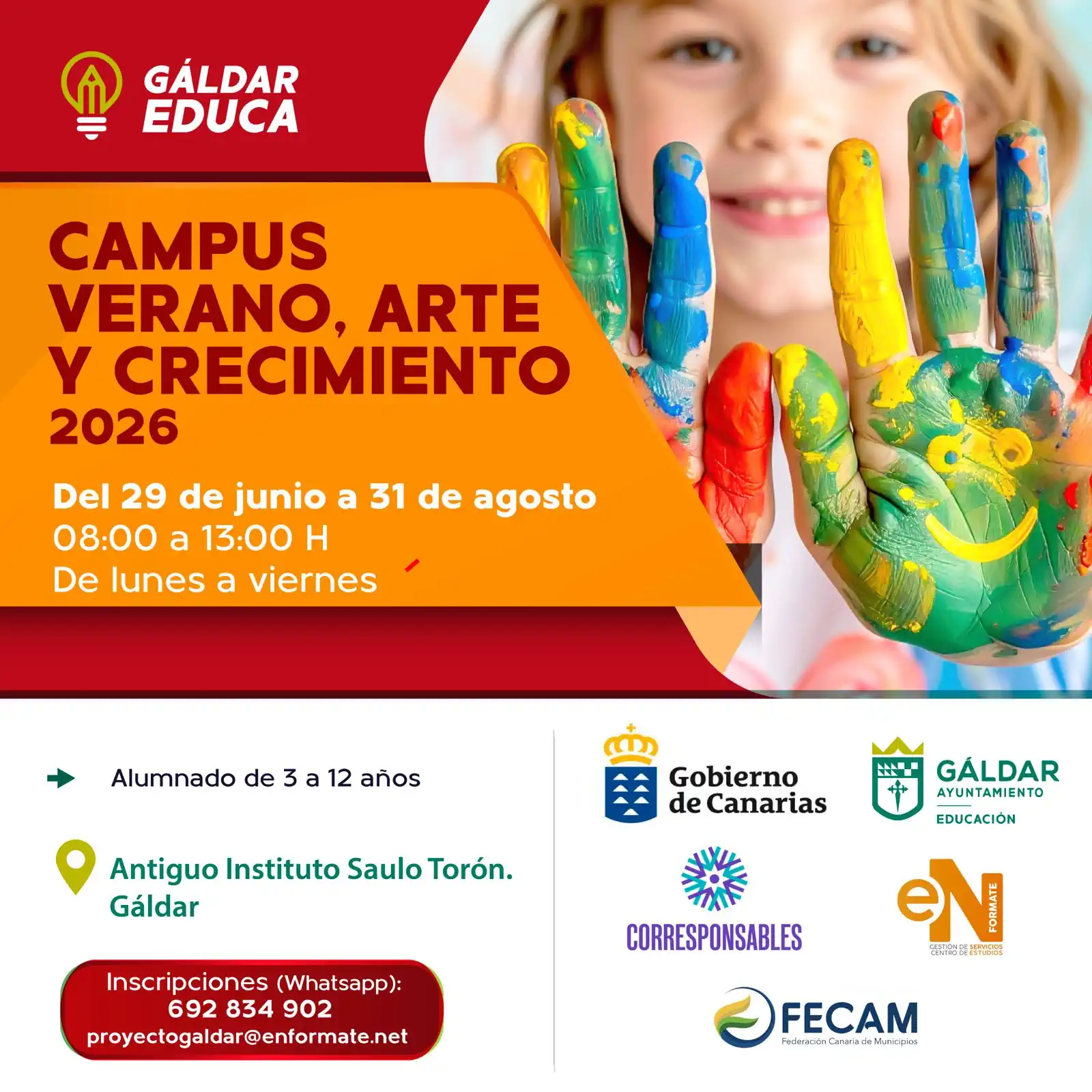 Cartel Campus De Verano
