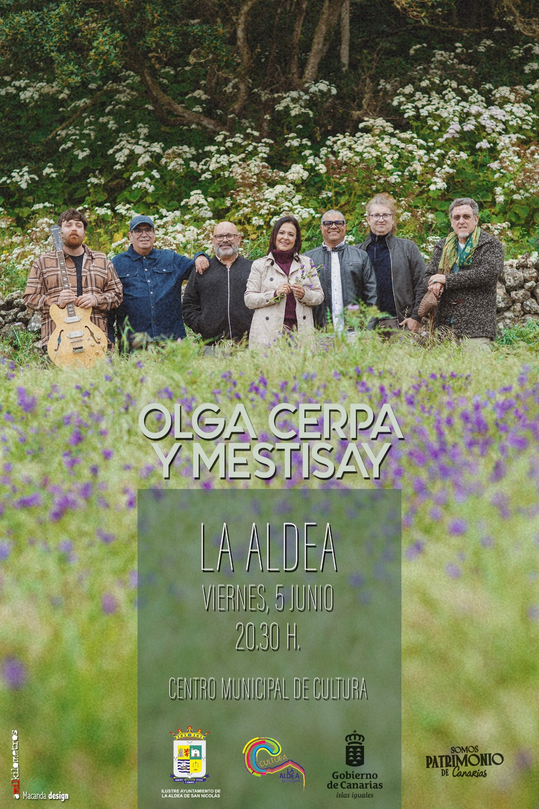 Cartel Concierto Olga Cerpa Y Mestisay