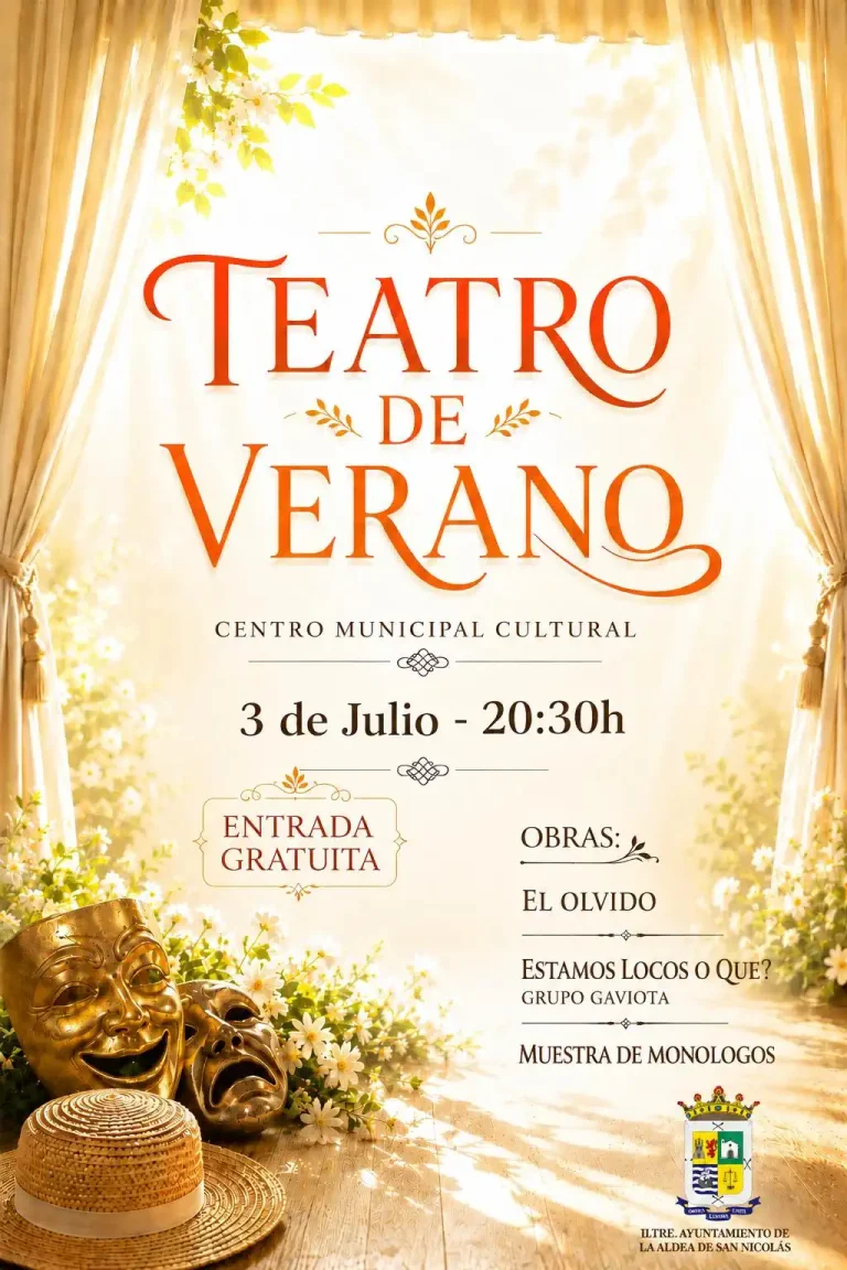 Cartel Teatro Política Social (la Aldea)