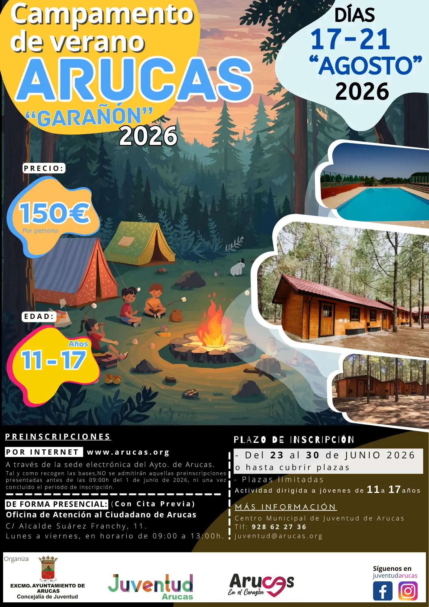 La Concejalía de Juventud pone en marcha el Campamento de Verano “Garañón” 2026