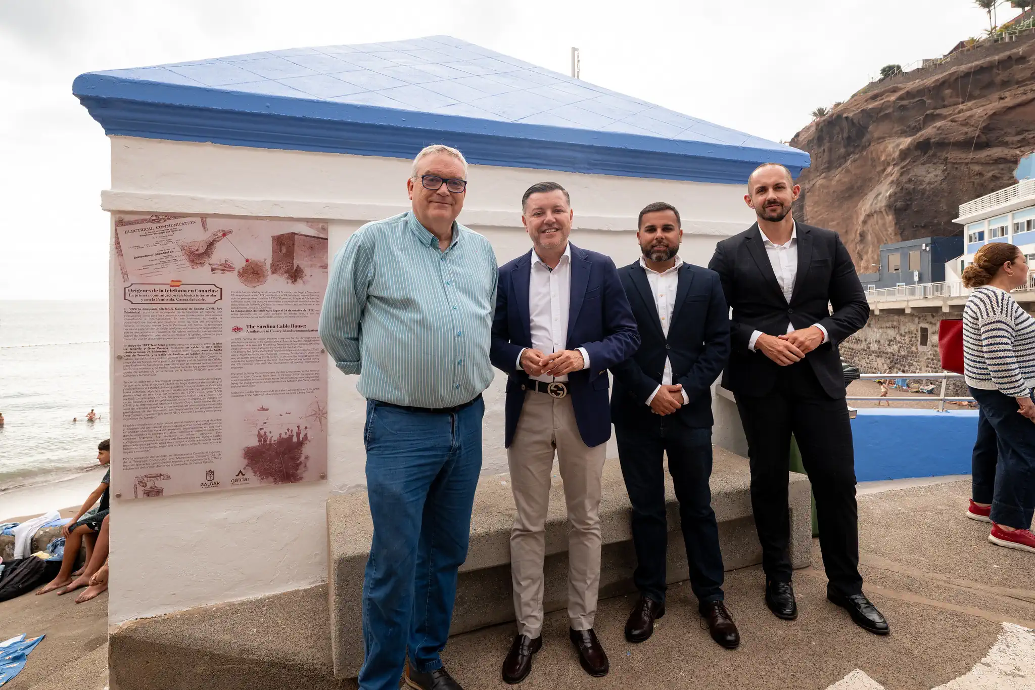 De Izquierda A Derecha, Rafael Pérez, Teodoro Sosa, Ulises Miranda Y Julio Mateo