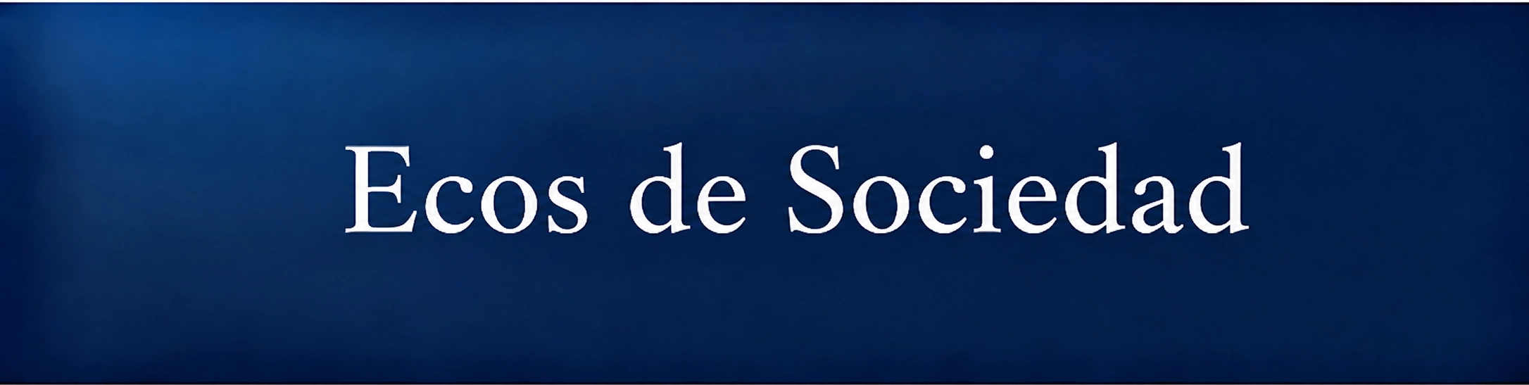 Ecos De Sociedad