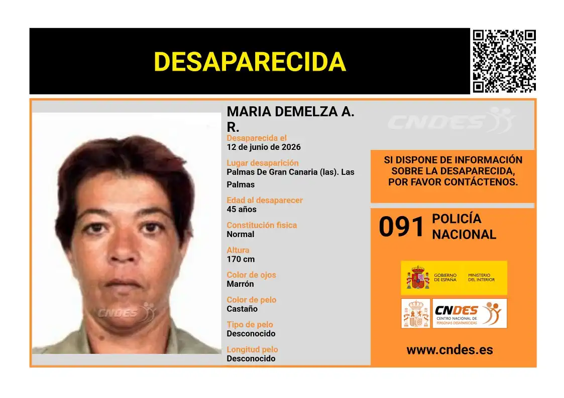 La Policía Nacional pide colaboración para localizar a una mujer desaparecida en Las Palmas de Gran Canaria