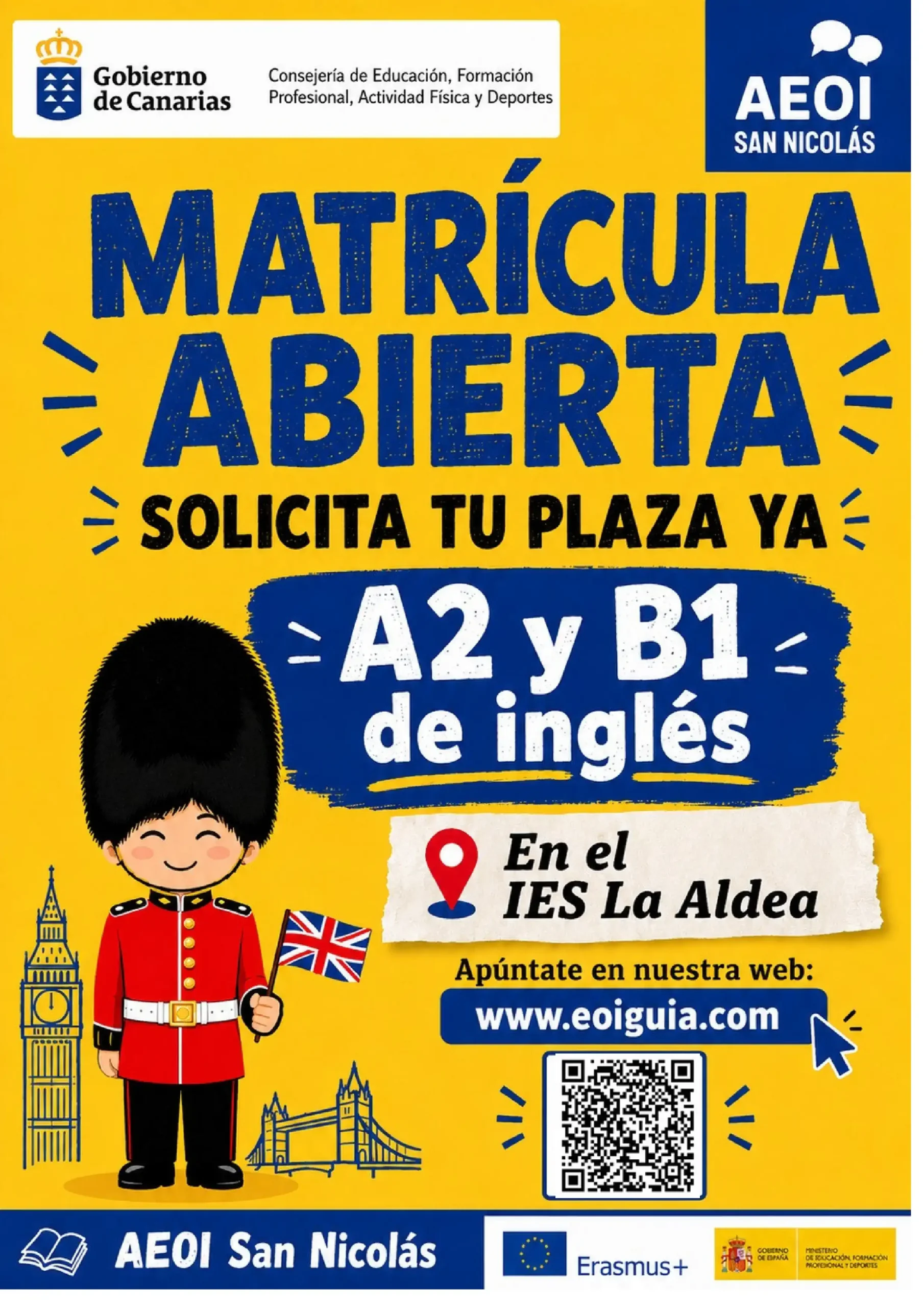 Matrícula Inglés Ies La Aldea