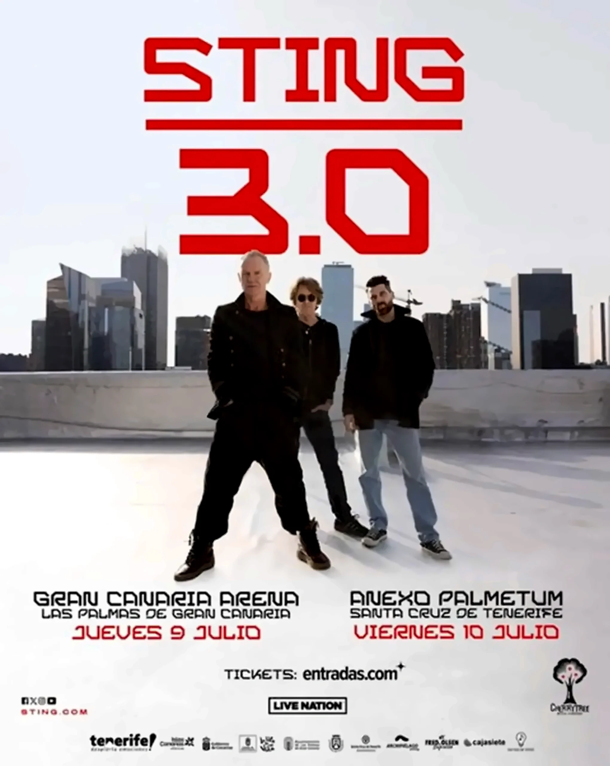 El genio de Sting en Canarias, un referente musical nos visita