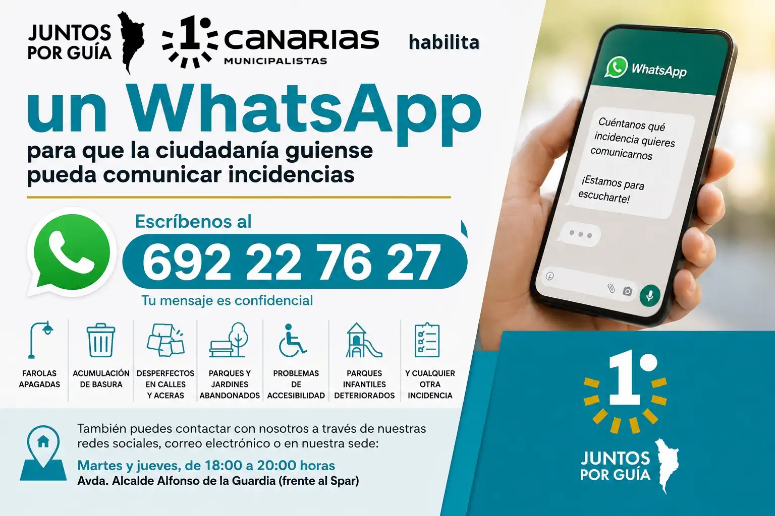 Whatsapp Juntos Por Guía Incidencias Vecinales