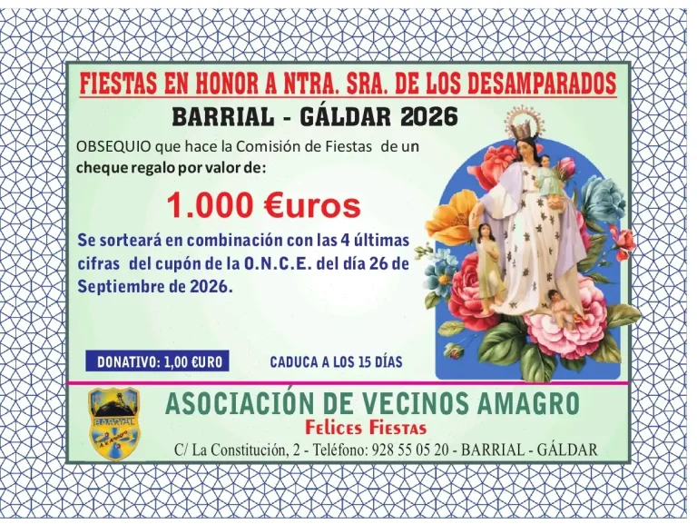 Boletos De Las Fiestas 2026 Barrial