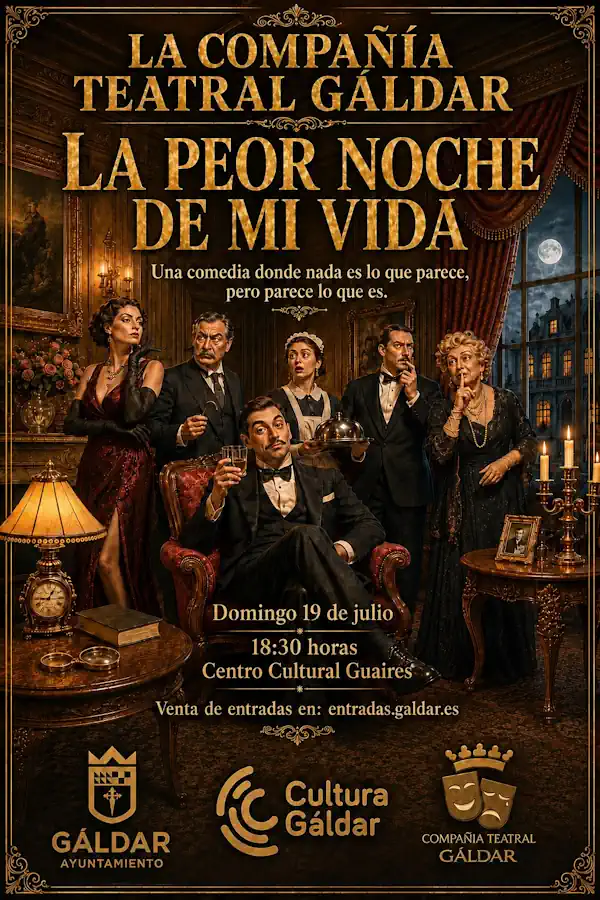 Cartel Compañía Teatral Gáldar