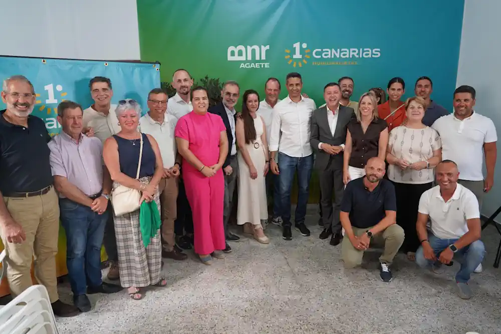 Jesús González inaugura la sede del BNR-Primero Canarias en Agaete con el objetivo de recuperar la Alcaldía