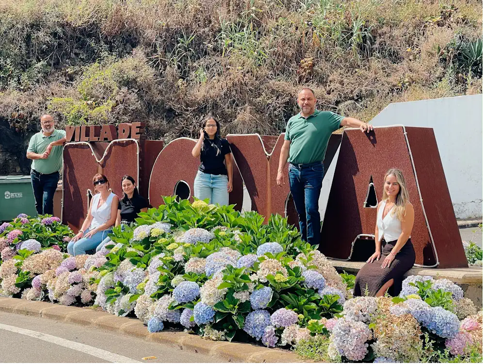 La Villa de Moya da la bienvenida a las nuevas voluntarias europeas del Espacio Joven