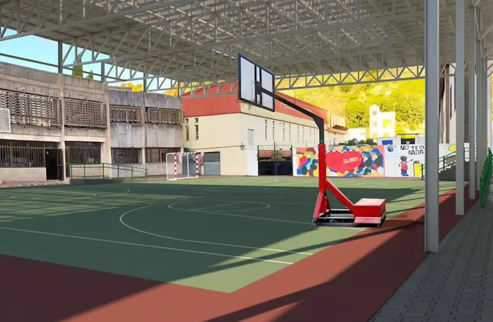 Valleseco Saca A Licitación Las Cubiertas De Las Canchas Anexas Al Pabellón Deportivo Del Municio