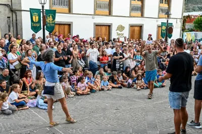 El Festival ‘EnPie’ llenó Teror de arte y espectadores el fin de semana
