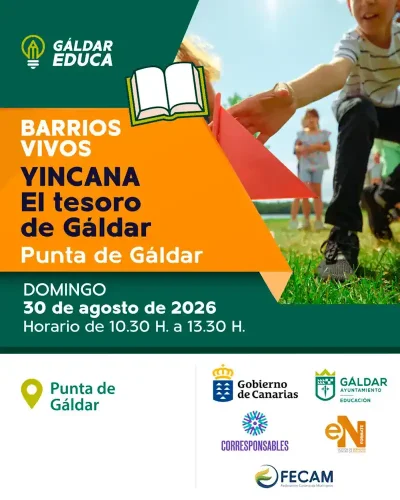 Barrios Vivos llega a La Punta de Gáldar en su segunda parada con la yincana ‘El tesoro de Gáldar’