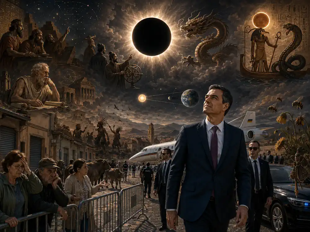 Eclipses Ciencia, Historia, Comportamiento Humano… Y Un Presidente Viajando Más Que Un Albatros De Lanzarote