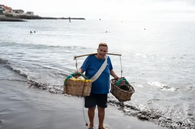 Exhibición de la pesca del Chinchorro en Melenara -Telde