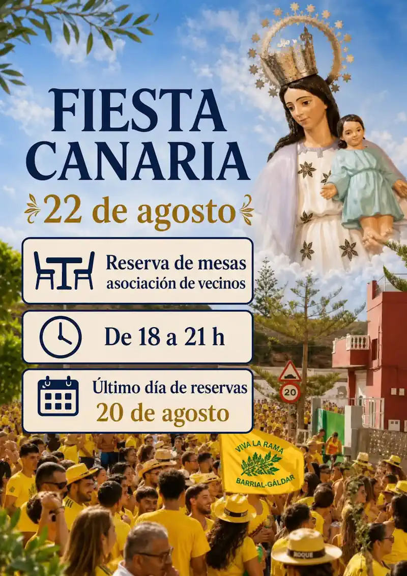 Barrial abre las inscripciones para su pionera Fiesta Canaria, una de sus grandes citas tradicionales