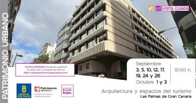 El Cabildo organiza una visita guiada para seguir la huella urbanística del turismo en el Puerto, Santa Catalina y Las Canteras