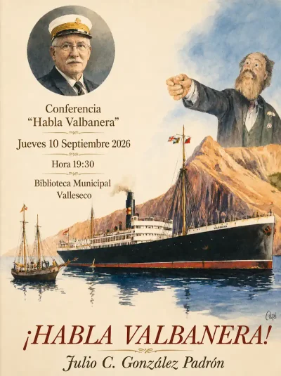 Valleseco revive la memoria del Valbanera en una conferencia de Julio C. González Padrón