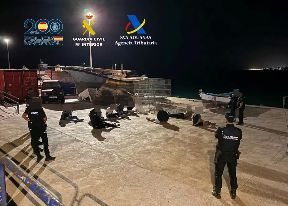 Detenidas 10 personas e intervenidos 400 kg de hachís en una actuación conjunta contra el narcotráfico en Gran Canaria