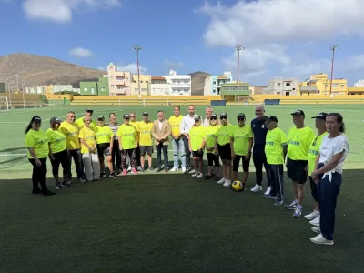 Gáldar acoge el proyecto ‘Al Golpito’ para promover el envejecimiento activo a través del fútbol