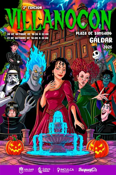 VillanoCon regresa a Gáldar con una segunda edición llena de fantasía, personajes y entretenimiento 12:20