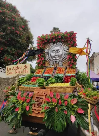 La carreta de La Aldea de San Nicolás en la Romería Ofrenda del Pino 2026 rendirá homenaje al agua