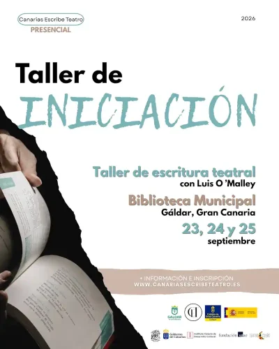 La Biblioteca Municipal de Gáldar acoge el taller ‘Iniciación a la Escritura Teatral’ de la mano de Luis O’Malley