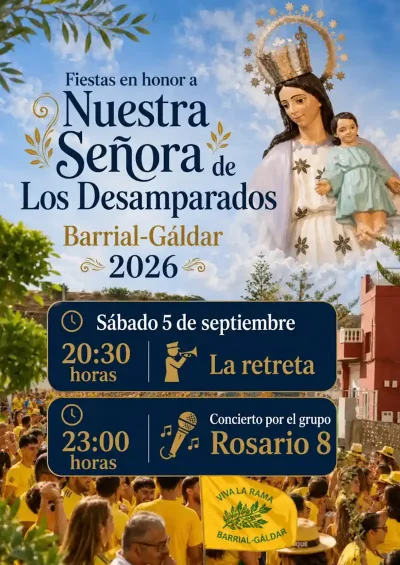 La retreta y Rosario 8 pondrán este sábado el broche a la última gran noche de las fiestas de Barrial