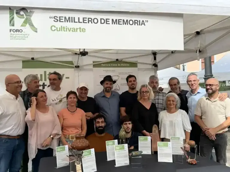 Celebracion del IX Foro de Agroecologia y Biodiversidad de Canarias en la Plaza de Santiago