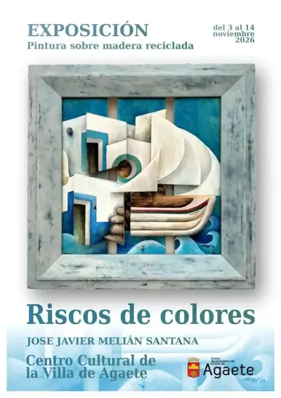 Exposicion Pintura sobre Madera Reciclada