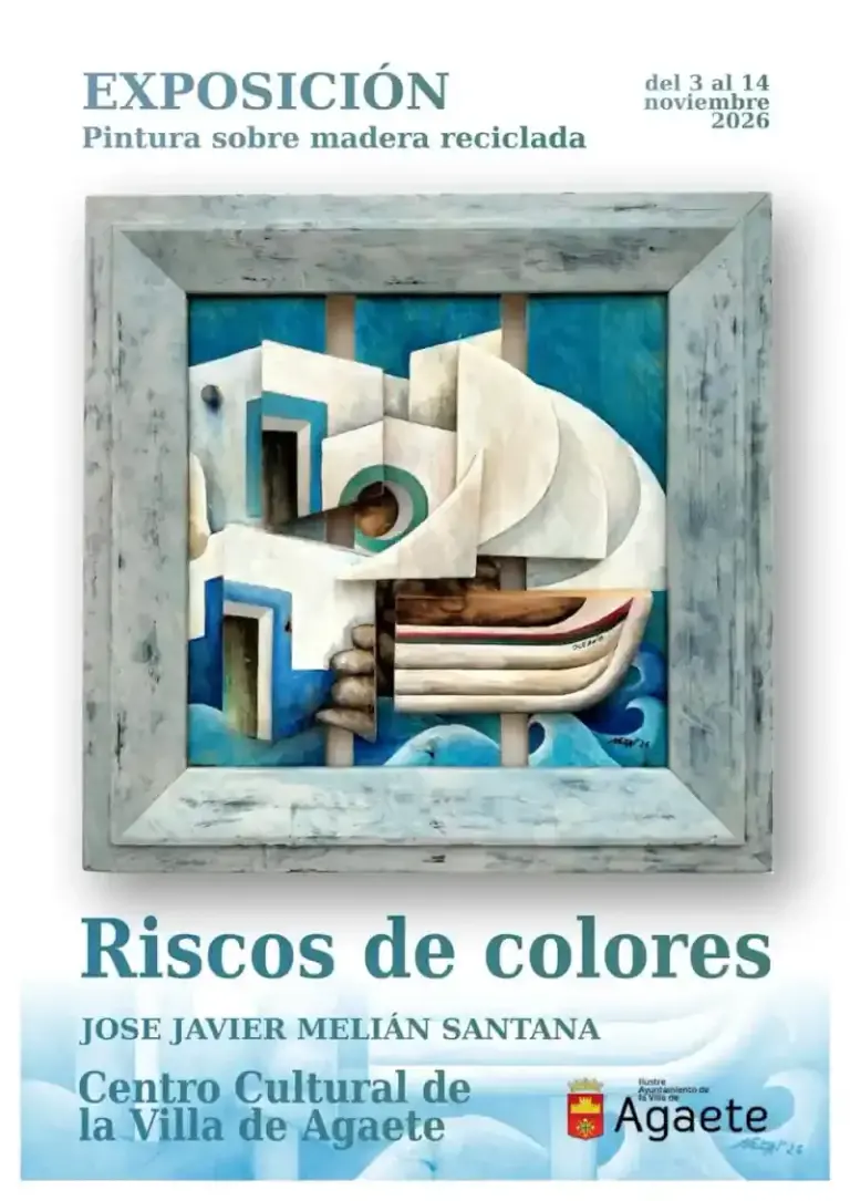 Exposicion Pintura sobre Madera Reciclada