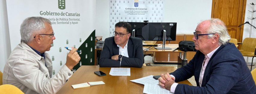 280124 Reunión con el presidente de la Asociación Canarias, 1.500 km de costa